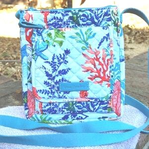 Vera Bradley Blue Crossbody Mailbag (1265)